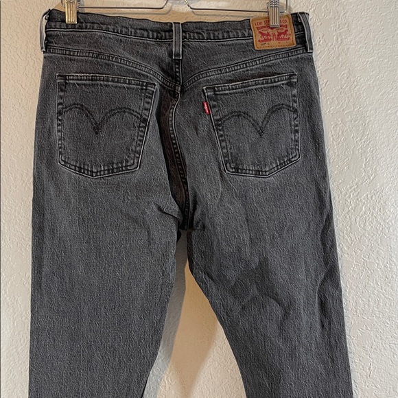 LEVI’S High Rise Button Fly Denim Jeans Raw Hem Size 32 - Picture 5 of 10